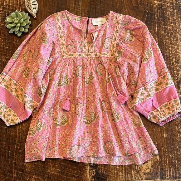 Cleobella Pink Floral Blouse - Picture 1 of 7
